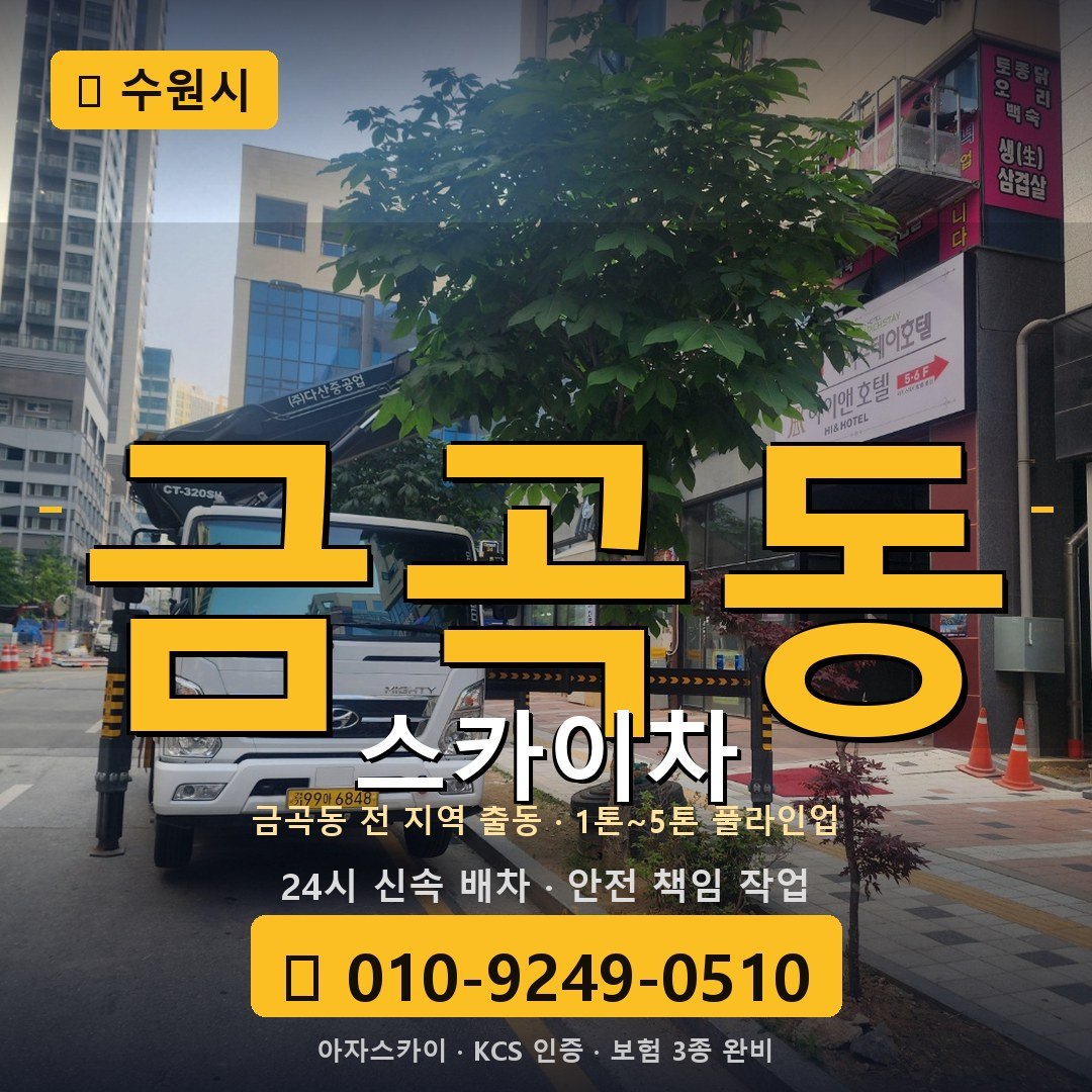 수원 금곡동 스카이차 - 아자스카이